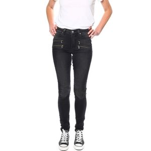 Paige Transcend High Rise Skinny Edgemont Women's Size 25 Smoke Gray